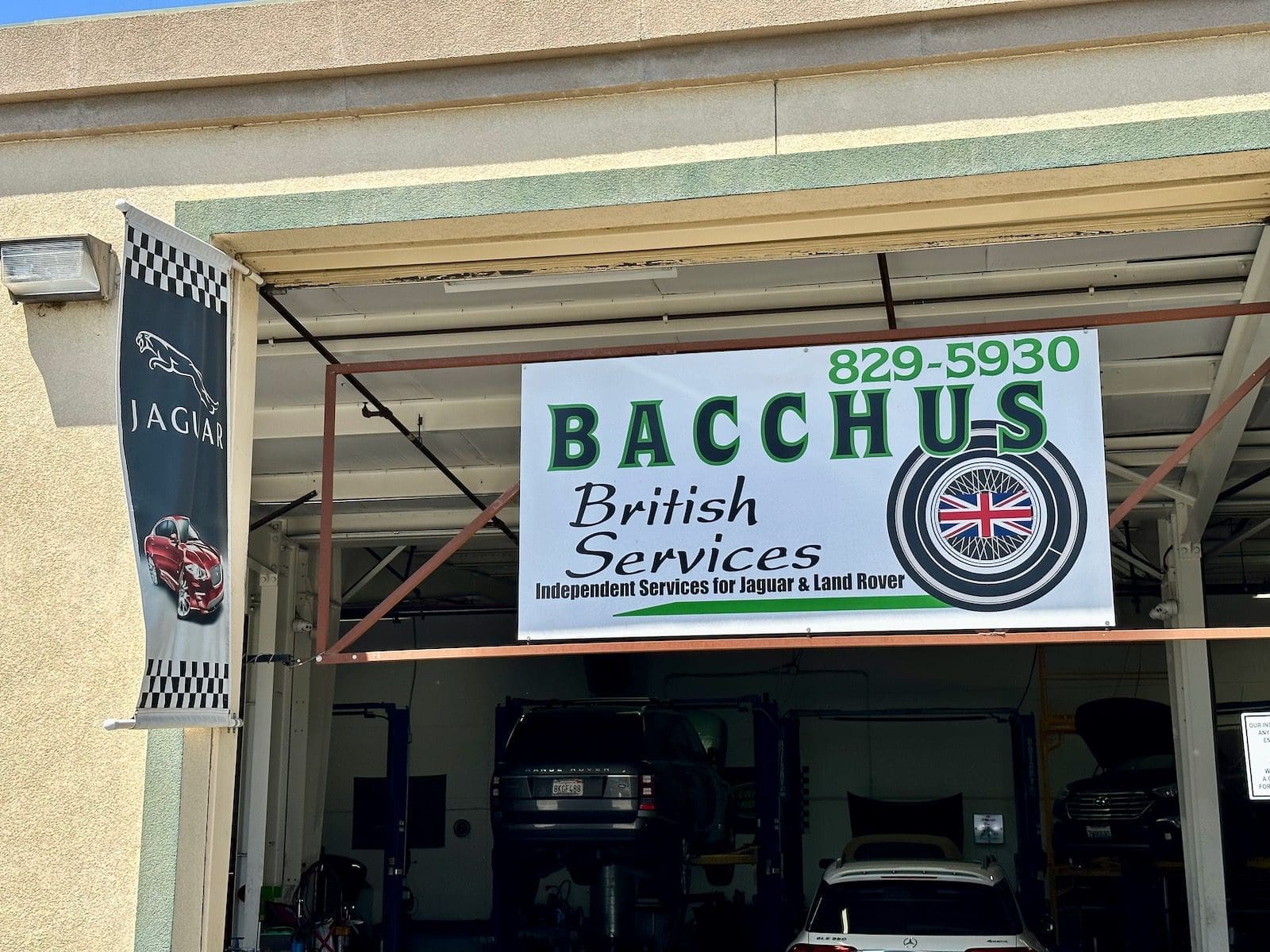 Bacchus British Services in Dublin, CA Mechanic Entrance